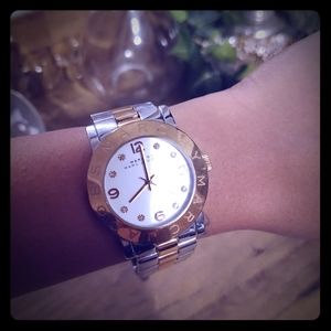 Rose gold and silver MARC by Marc Jacobs watch